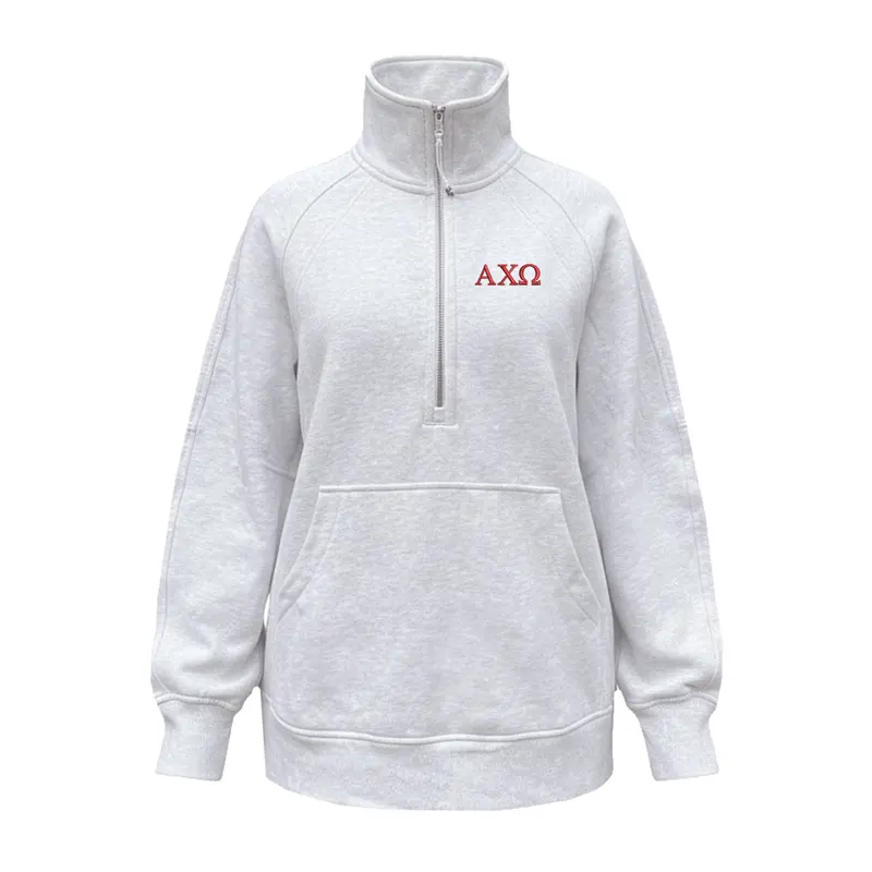 Alpha Chi Omega Lululemon Scuba Oversized Funnel-Neck Half Zip Long 1