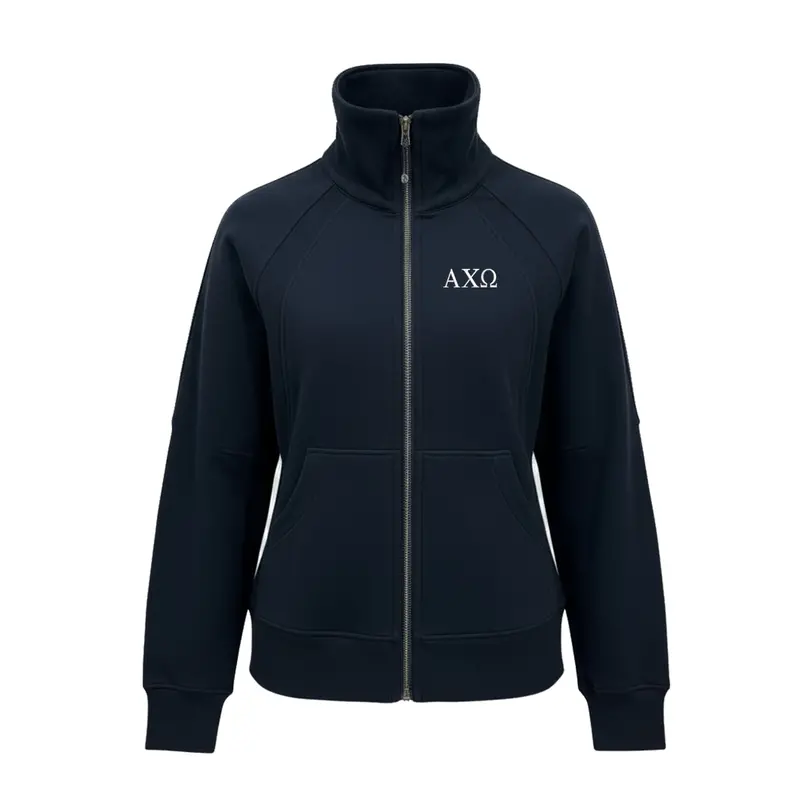 Alpha Chi Omega Lululemon Scuba Oversized Long Funnel - Full Zip 1