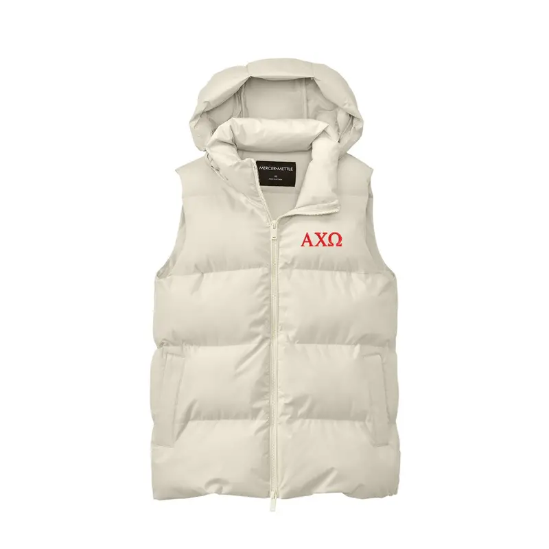 Alpha Chi Omega Mercer+Mettle® Women’S Puffy Vest 1