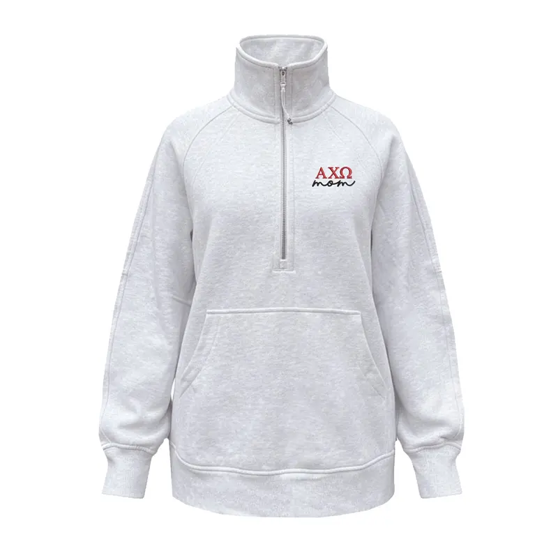 Alpha Chi Omega Mom Lululemon Scuba Oversized Funnel-Neck Half Zip Long 1