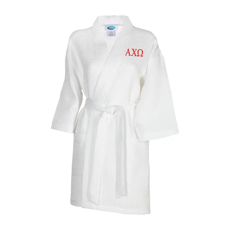 Alpha Chi Omega Waffle Weave Robe 1