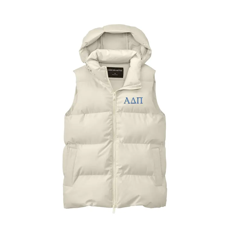 Alpha Delta Pi Mercer+Mettle® Women’S Puffy Vest 1