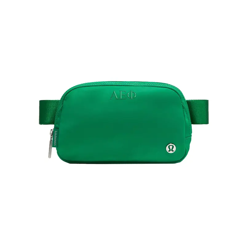 Alpha Epsilon Phi Lululemon Everywhere Belt Bag - Gully Green 1