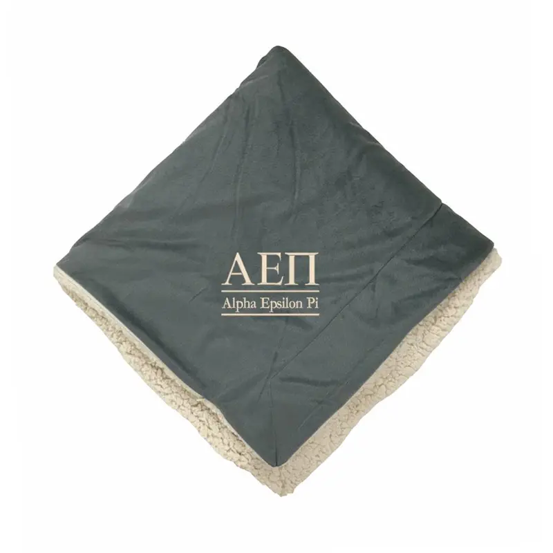 Alpha Epsilon Pi Sherpa Lined Blanket 1