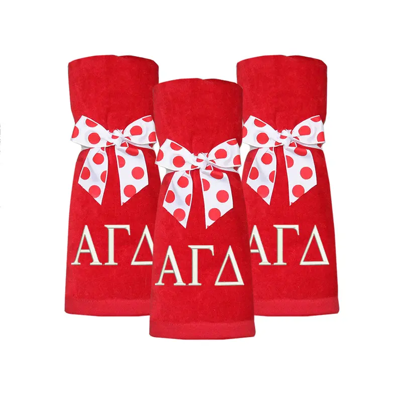 Alpha Gamma Delta Beach Towel 1