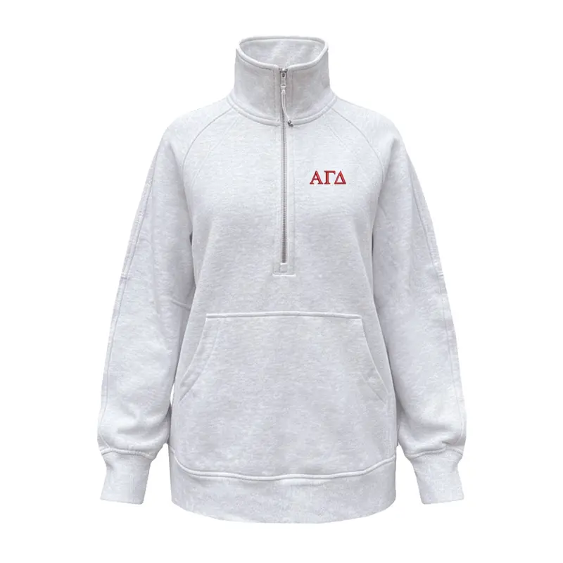 Alpha Gamma Delta Lululemon Scuba Oversized Funnel-Neck Half Zip Long 1