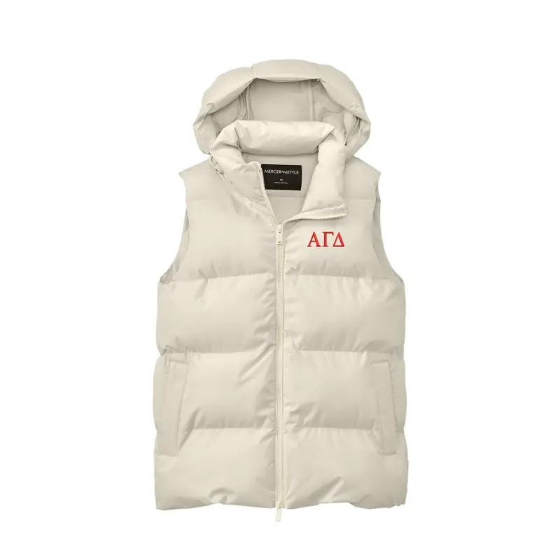 Alpha Gamma Delta Mercer+Mettle® Women’S Puffy Vest 1