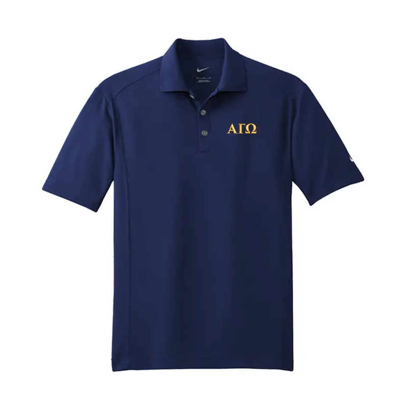 Alpha Gamma Omega Nike Dri-Fit Classic Polo 1