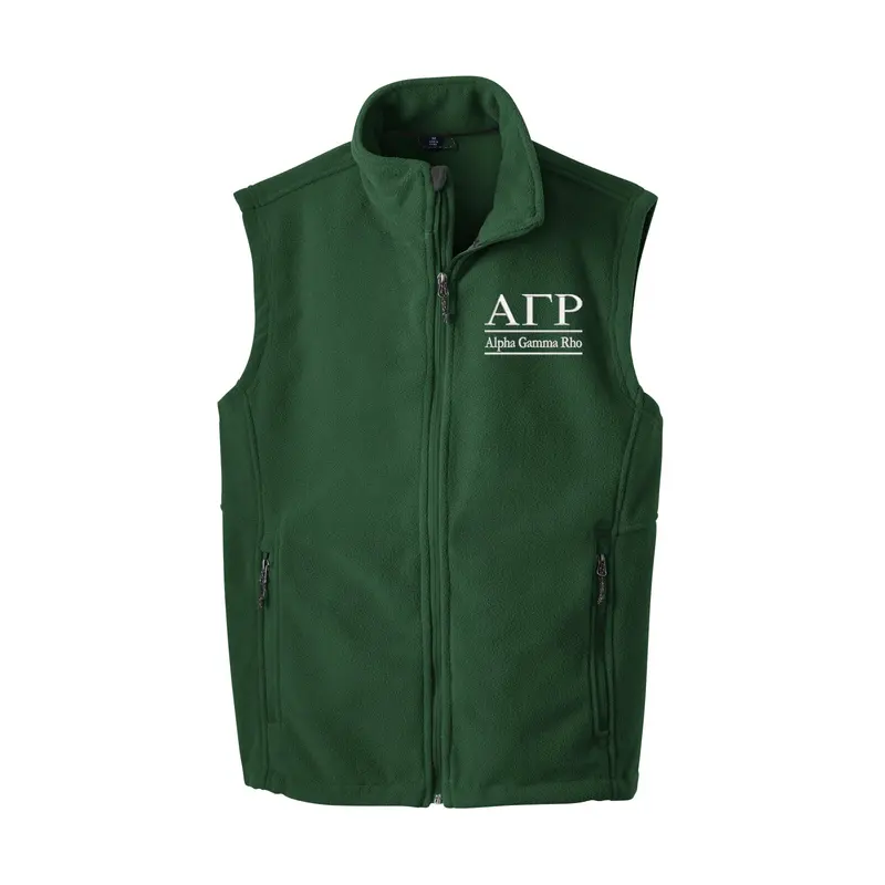 Alpha Gamma Rho Fleece Vest 1