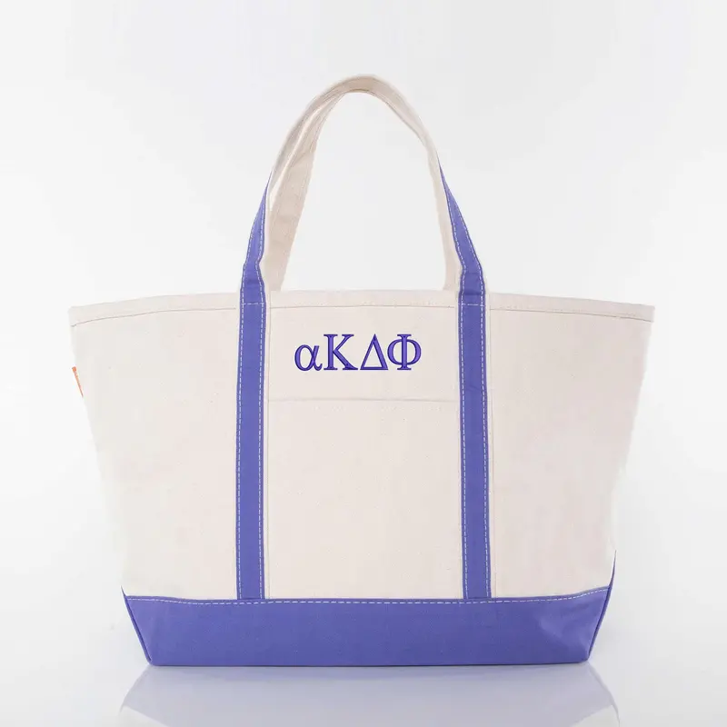 Alpha Kappa Delta Phi Large Canvas Tote Bag 1