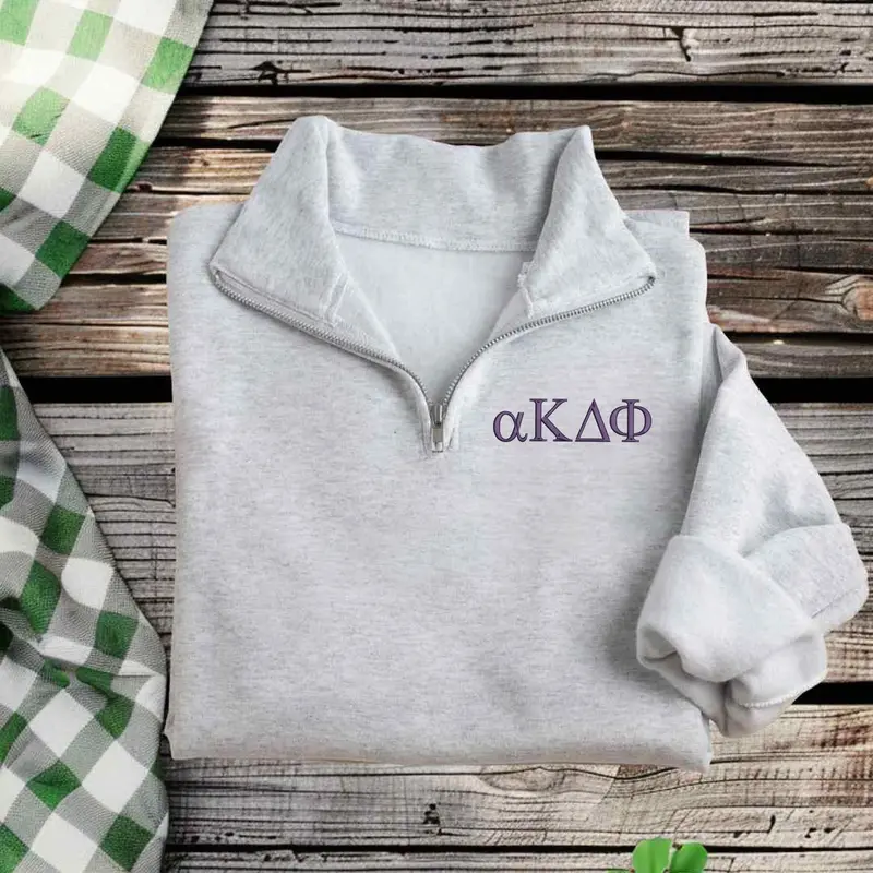 Alpha Kappa Delta Phi Pullover Qzip Sweatshirt 1