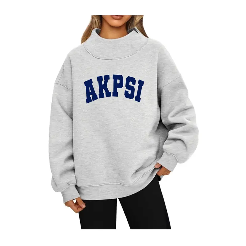 Alpha Kappa Psi Mock Neck Sweatshirt - Akpsi 1