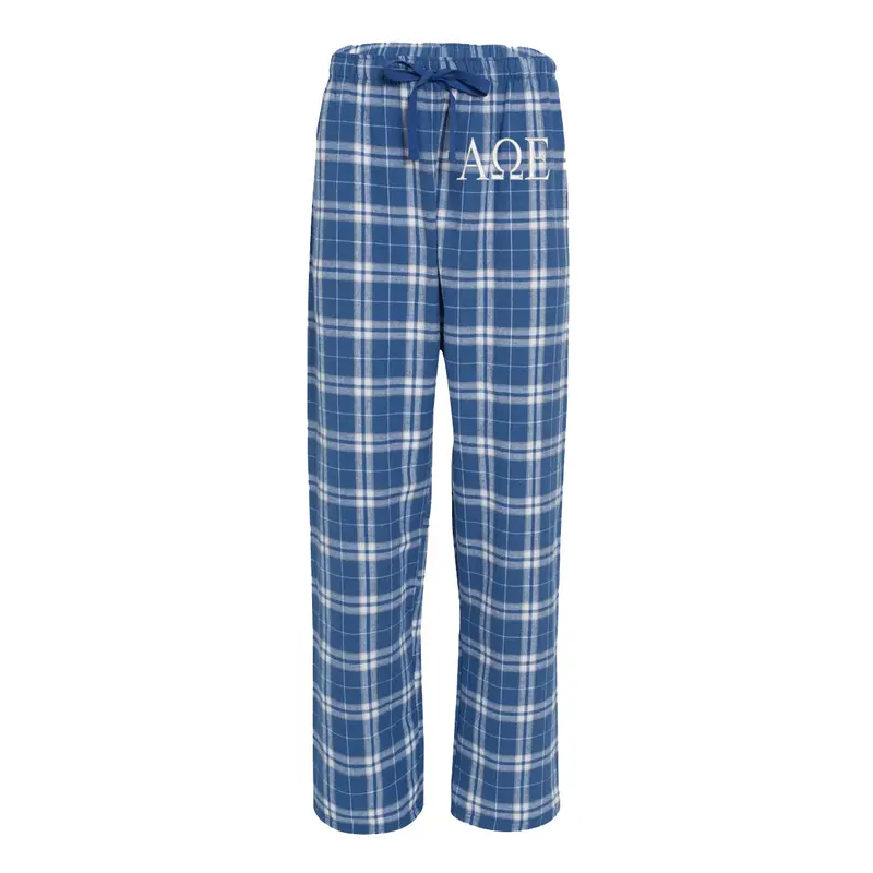 Alpha Omega Epsilon Flannel Pants 1