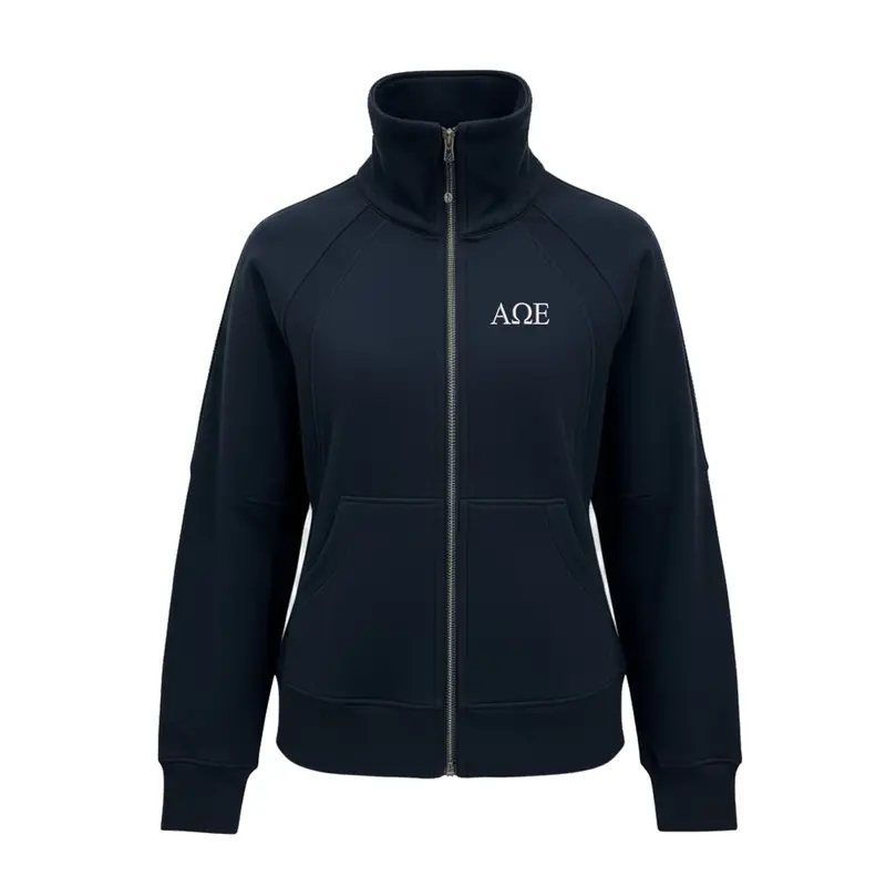 Alpha Omega Epsilon Lululemon Scuba Oversized Long Funnel - Full Zip 1