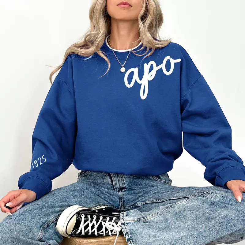 Alpha Phi Omega 1925 Avenue Crewneck 1
