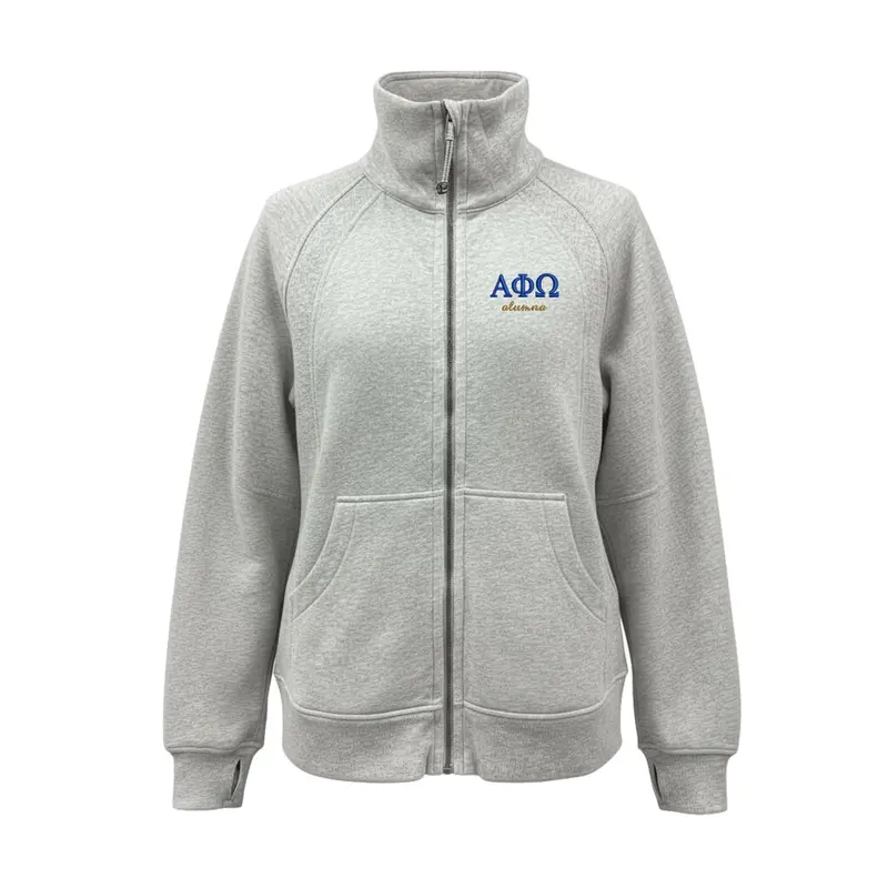 Alpha Phi Omega Alumna Lululemon Long Scuba Oversized Funnel - Full-Zip 1