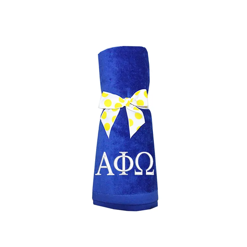 Alpha Phi Omega Beach Towel 1