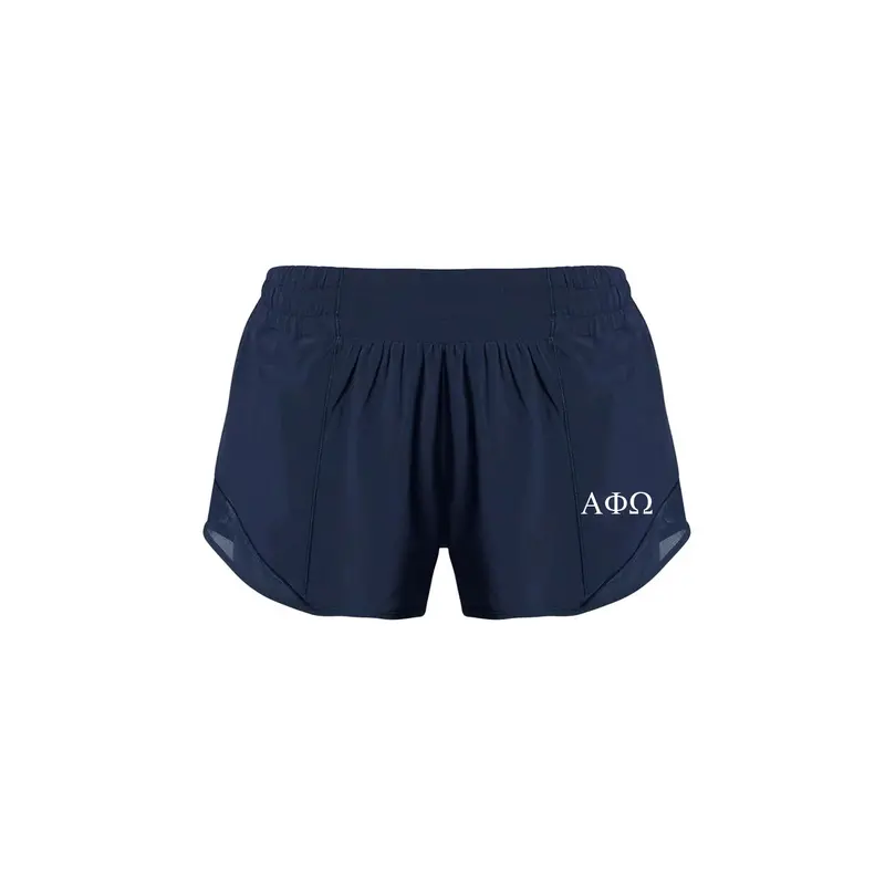Alpha Phi Omega Lululemon Hotty Hot High-Rise Lined Short 2.5" - Navy 1