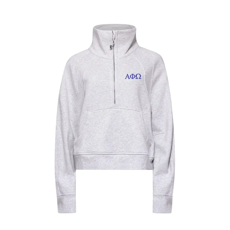Alpha Phi Omega Lululemon Scuba Oversized Funnel-Neck Half Zip 1
