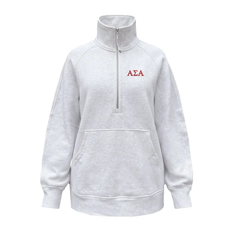 Alpha Sigma Alpha Lululemon Scuba Oversized Funnel-Neck Half Zip Long 1