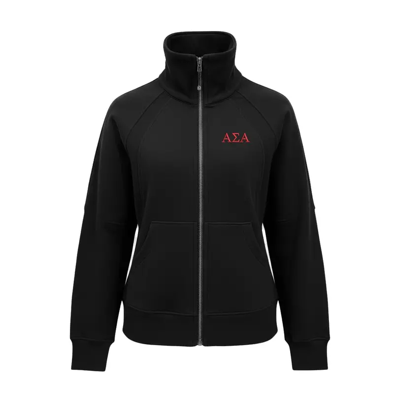 Alpha Sigma Alpha Lululemon Scuba Oversized Long Funnel - Full Zip 1