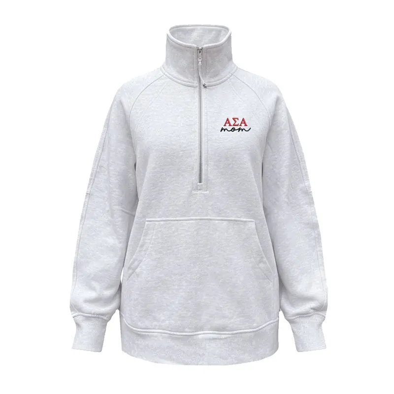Alpha Sigma Alpha Mom Lululemon Scuba Oversized Funnel-Neck Half Zip Long 1