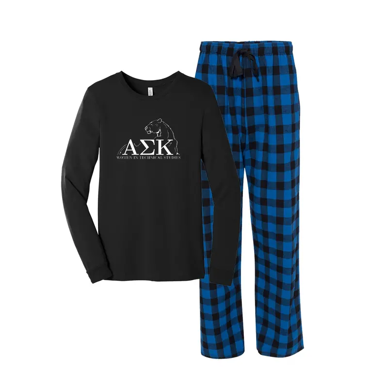 Alpha Sigma Kappa Lioness Pajama Set 1