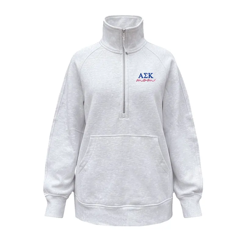 Alpha Sigma Kappa Mom Lululemon Scuba Oversized Funnel-Neck Half Zip Long 1