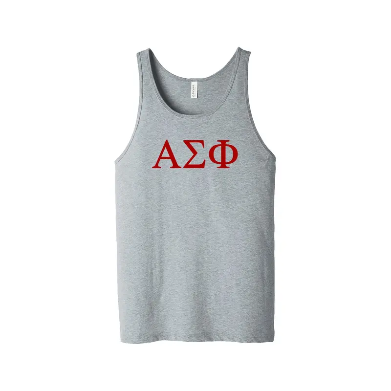 Alpha Sigma Phi Fraternity Jersey Tank Top 1