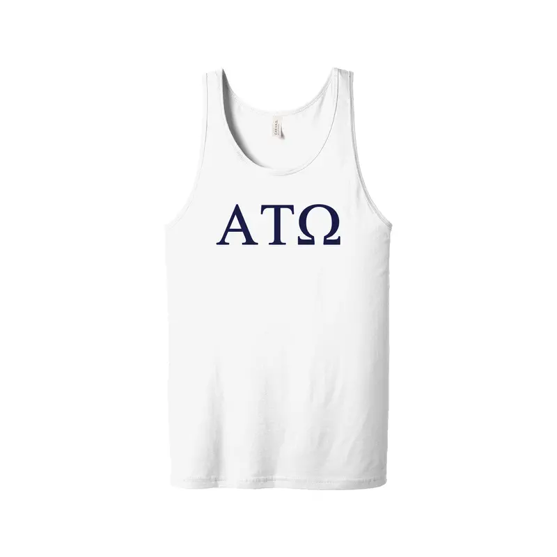 Alpha Tau Omega Fraternity Jersey Tank Top 1