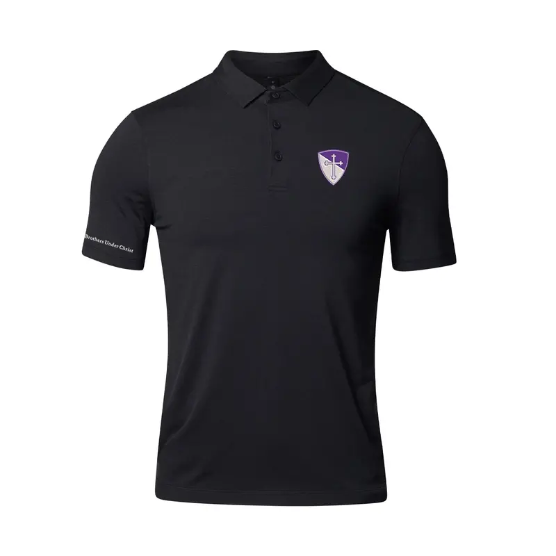 Beta Upsilon Chi Lululemon Evolution Short-Sleeve Polo - Black 1