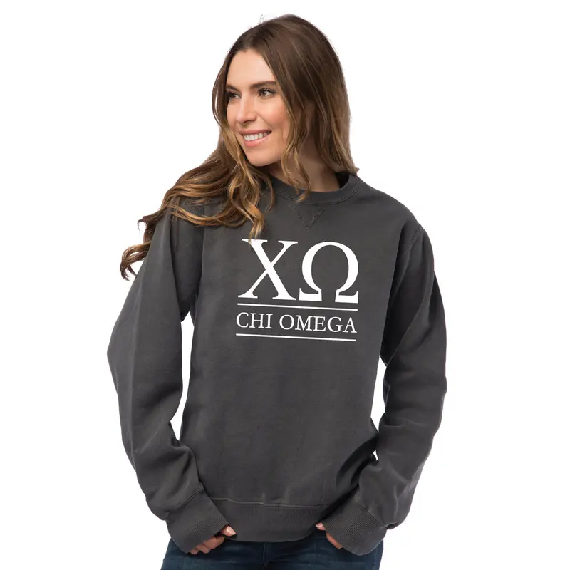 Chi Omega Vintage Color Crewneck Sweatshirt 1