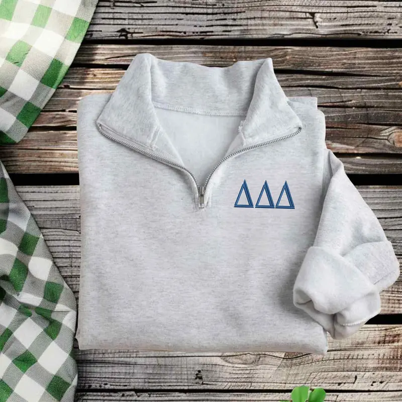 Delta Delta Delta Qzip Sweatshirt 1