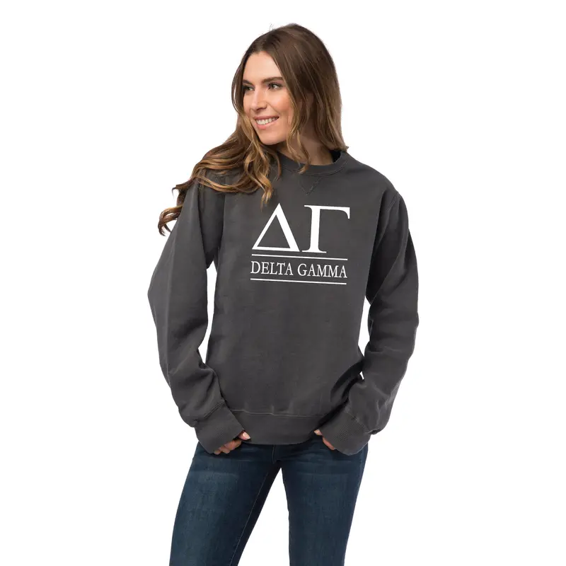 Delta Gamma Vintage Color Crewneck Sweatshirt 3
