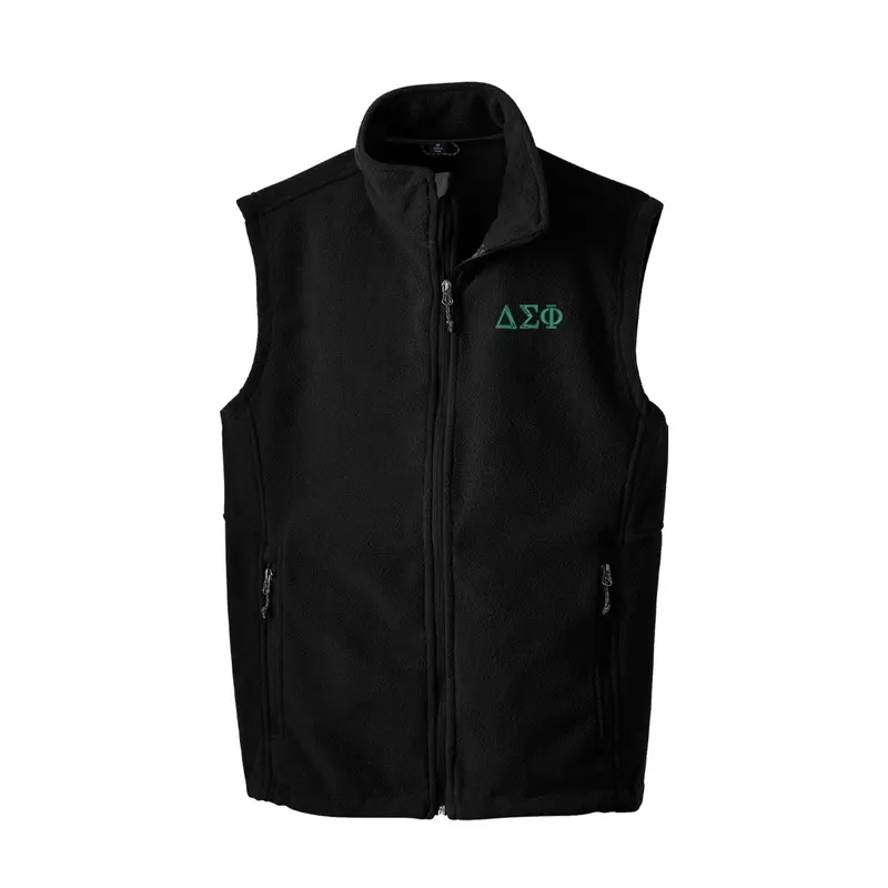 Delta Sigma Phi Fleece Vest 1