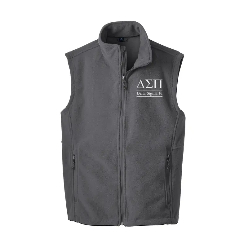 Delta Sigma Pi Fleece Vest 1