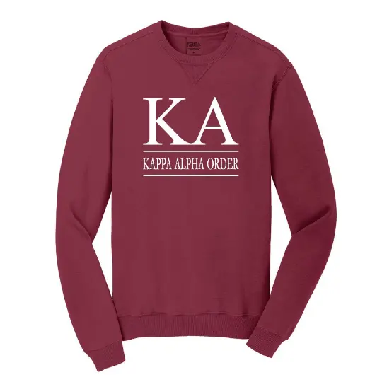 Kappa Alpha Order Beach Washed Crewneck Sweatshirt 1
