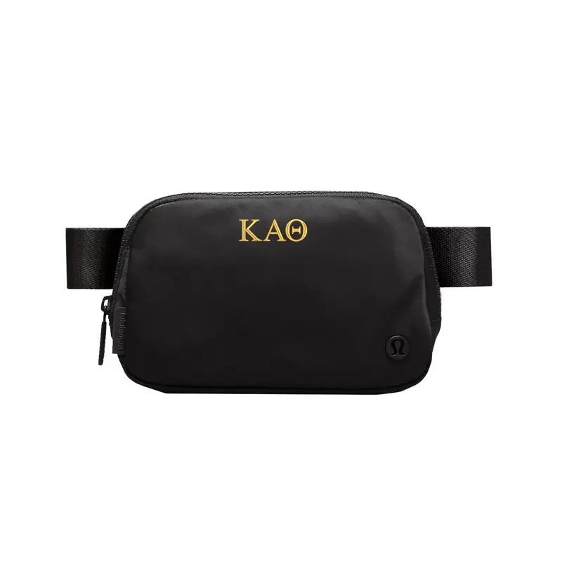 Kappa Alpha Theta Lululemon Everywhere Belt Bag - Black 1