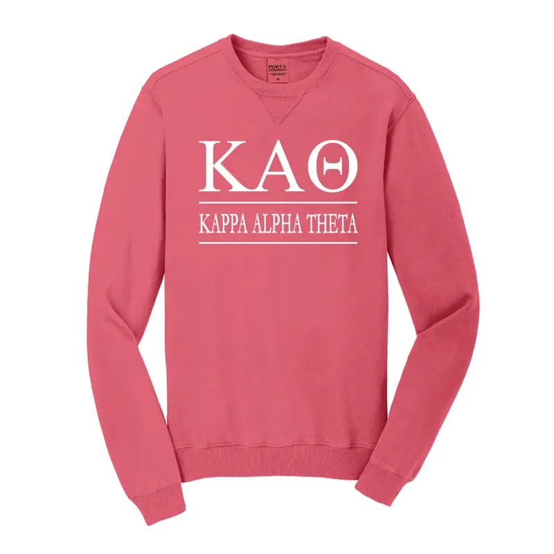 Kappa Alpha Theta Vintage Color Crewneck Sweatshirt 6