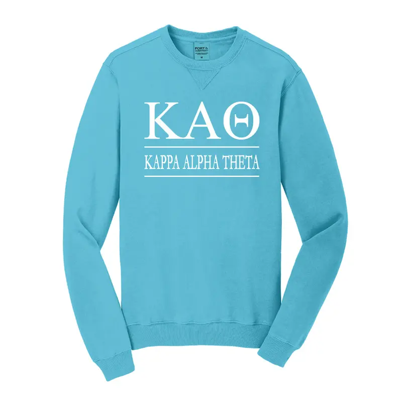 Kappa Alpha Theta Vintage Color Crewneck Sweatshirt 8