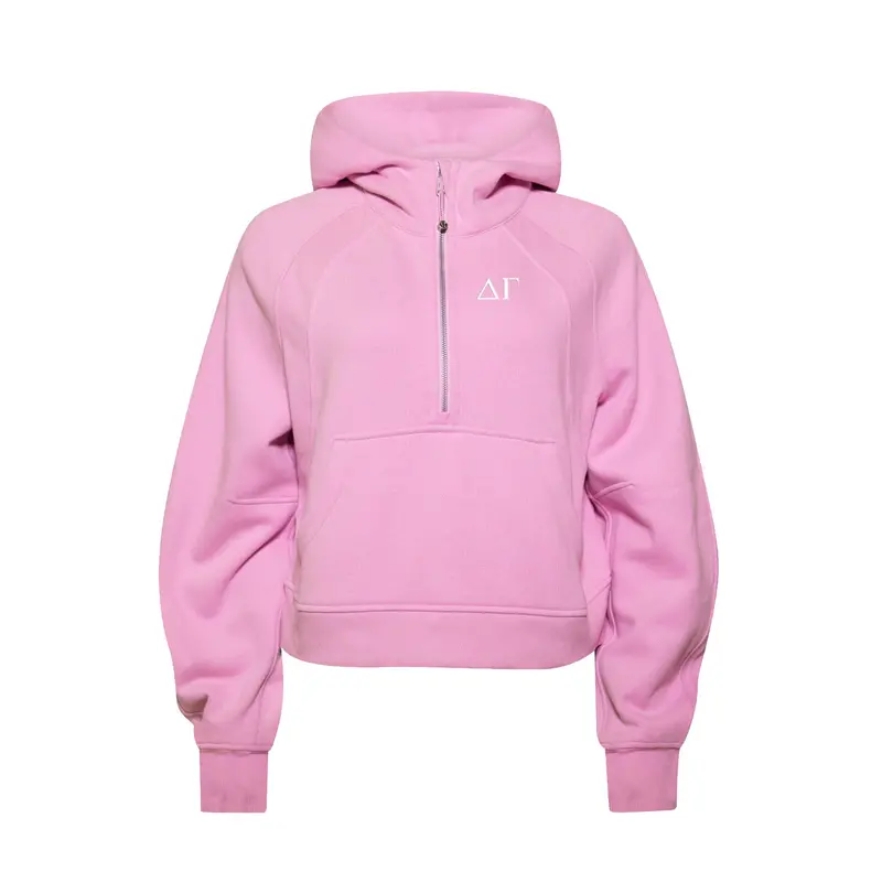 Lululemon Scuba Oversized Half-Zip Hoodie - Pink Frosting 1