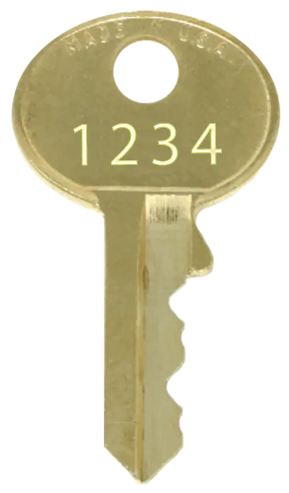 Master Lock 0001-4000 Padlock Replacement Key 1