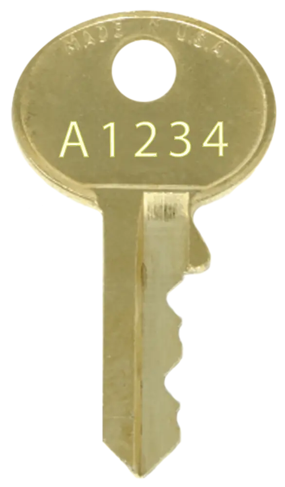 Master Lock A0101-A2100 Padlock Replacement Key 1