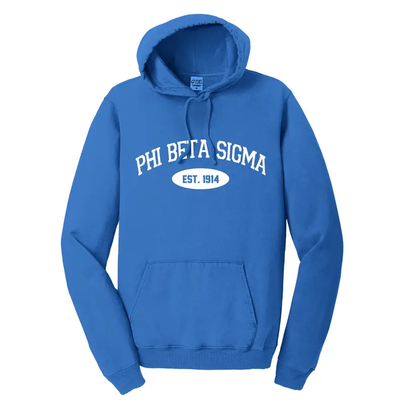 Phi Beta Sigma Hooded Pullover Vintage Sweatshirt 1