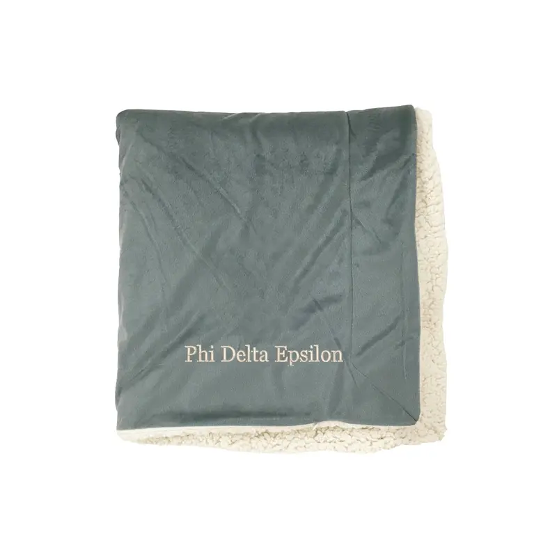 Phi Delta Epsilon Sherpa Lined Blanket 1