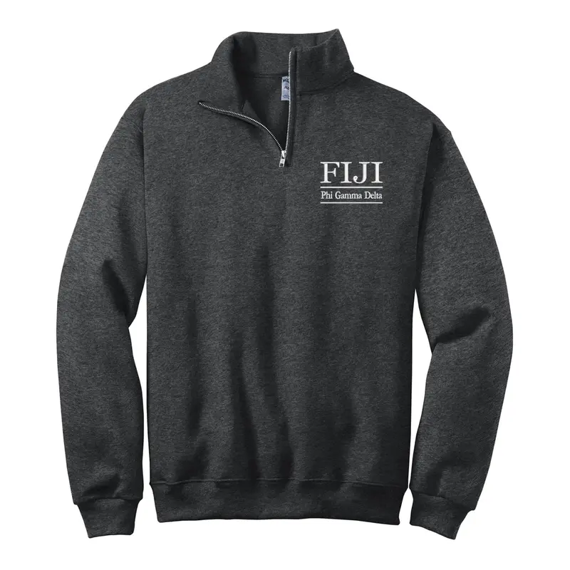 Phi Gamma Delta Quarter Zip Pullover Sweatshirt 1