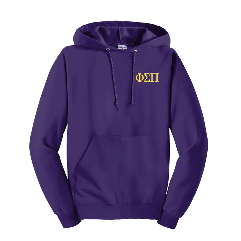 Phi Sigma Pi Embroidered Hooded Pullover 1