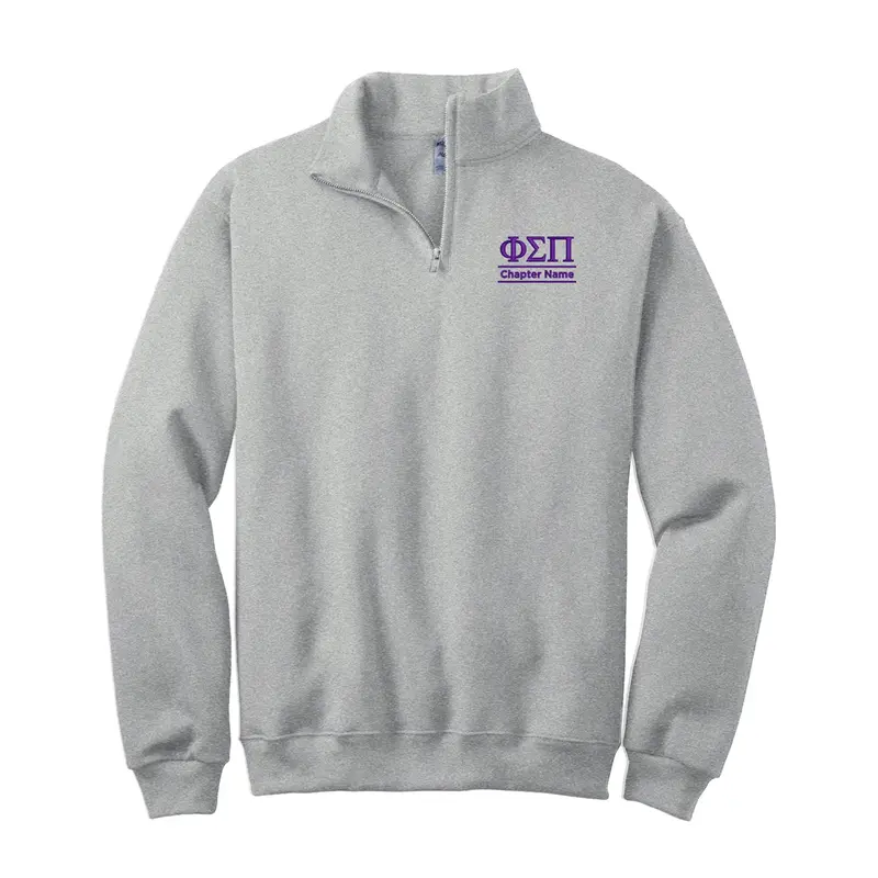 Phi Sigma Pi Quarter Zip - Chapter Name 1