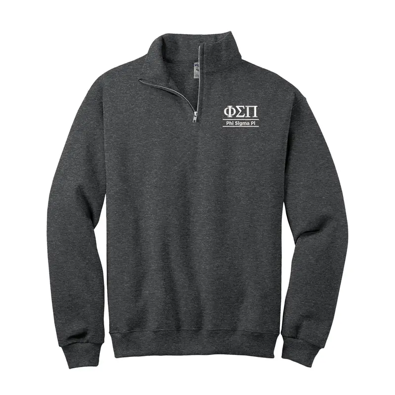 Phi Sigma Pi Quarter Zip Sweatshirt 1