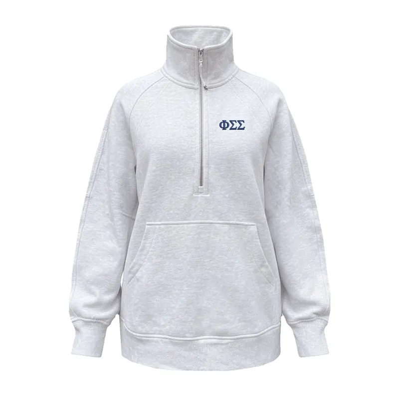 Phi Sigma Sigma Lululemon Scuba Oversized Funnel-Neck Half Zip Long 1